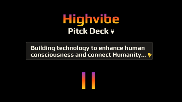 The Highvibe Pitch